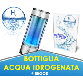 H2 BOTTIGLIA ACQUA IDROGENATA + EBOOK 